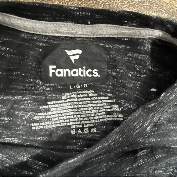 Men's Fanatics Black Carolina Panthers Collection Sweep Long Sleeve T-shirt - Picture 8 of 8